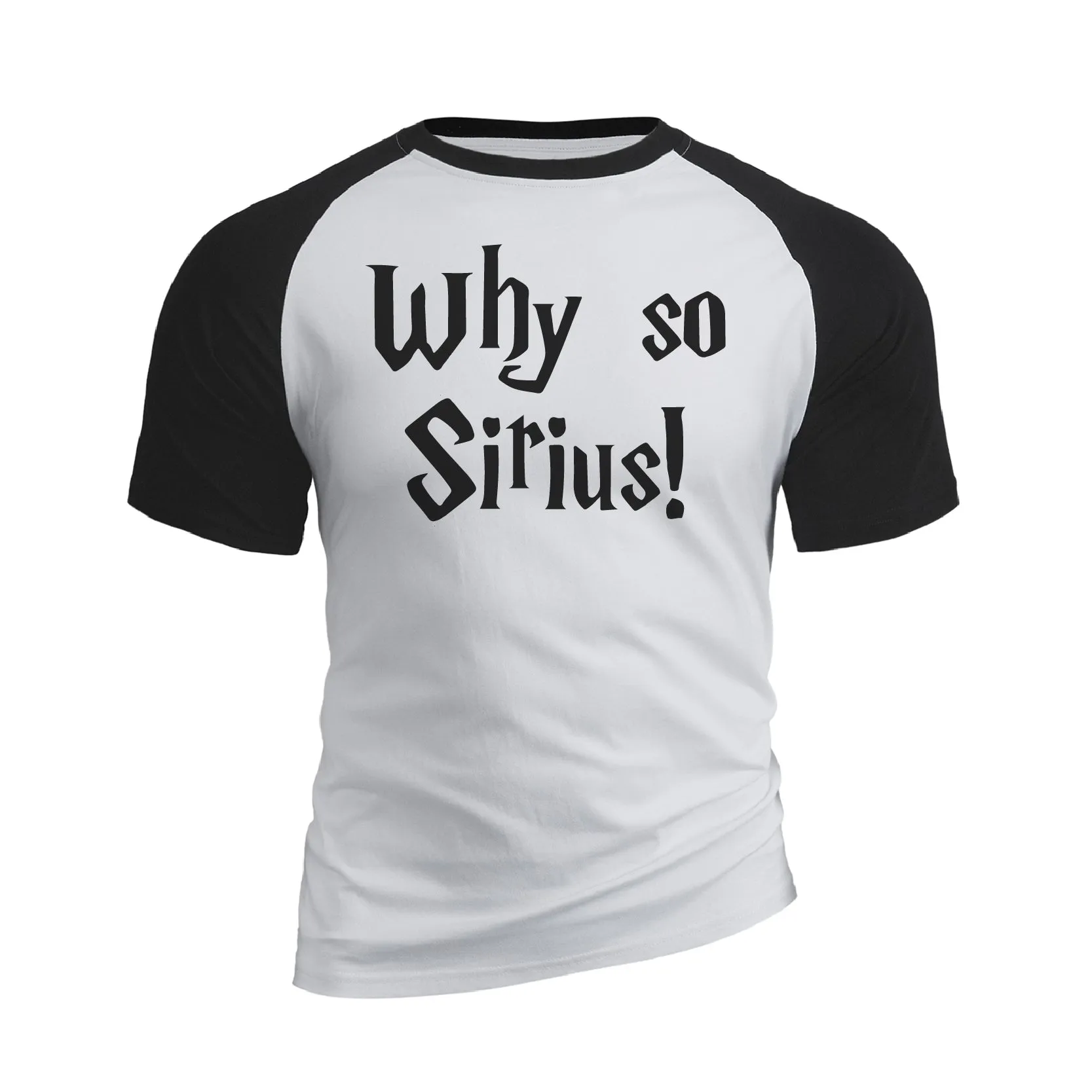 WHY SO SIRIUS RAGLAN GRAPHIC TEE