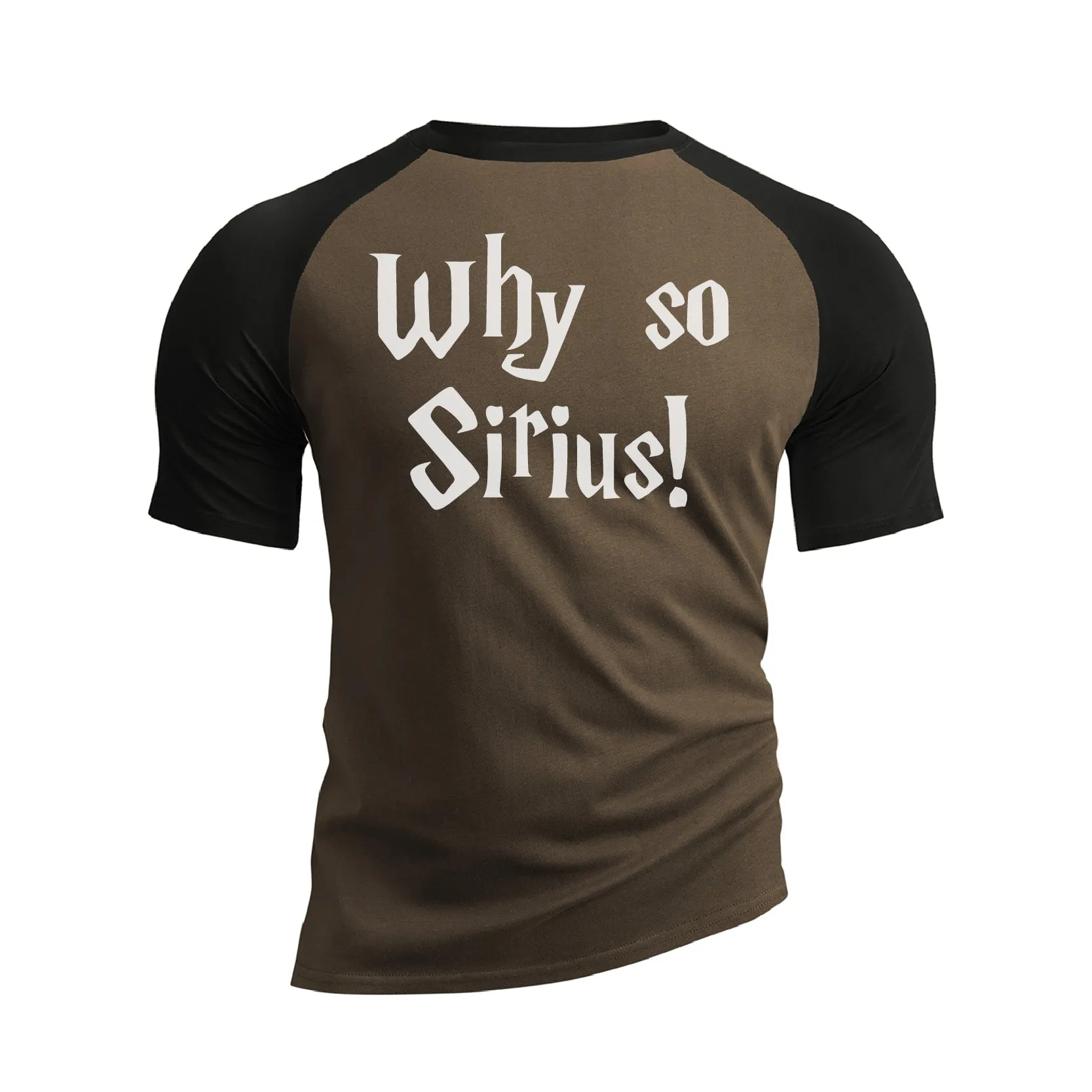 WHY SO SIRIUS RAGLAN GRAPHIC TEE