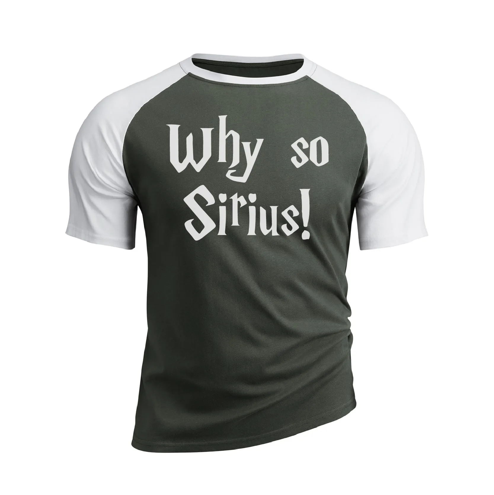 WHY SO SIRIUS RAGLAN GRAPHIC TEE