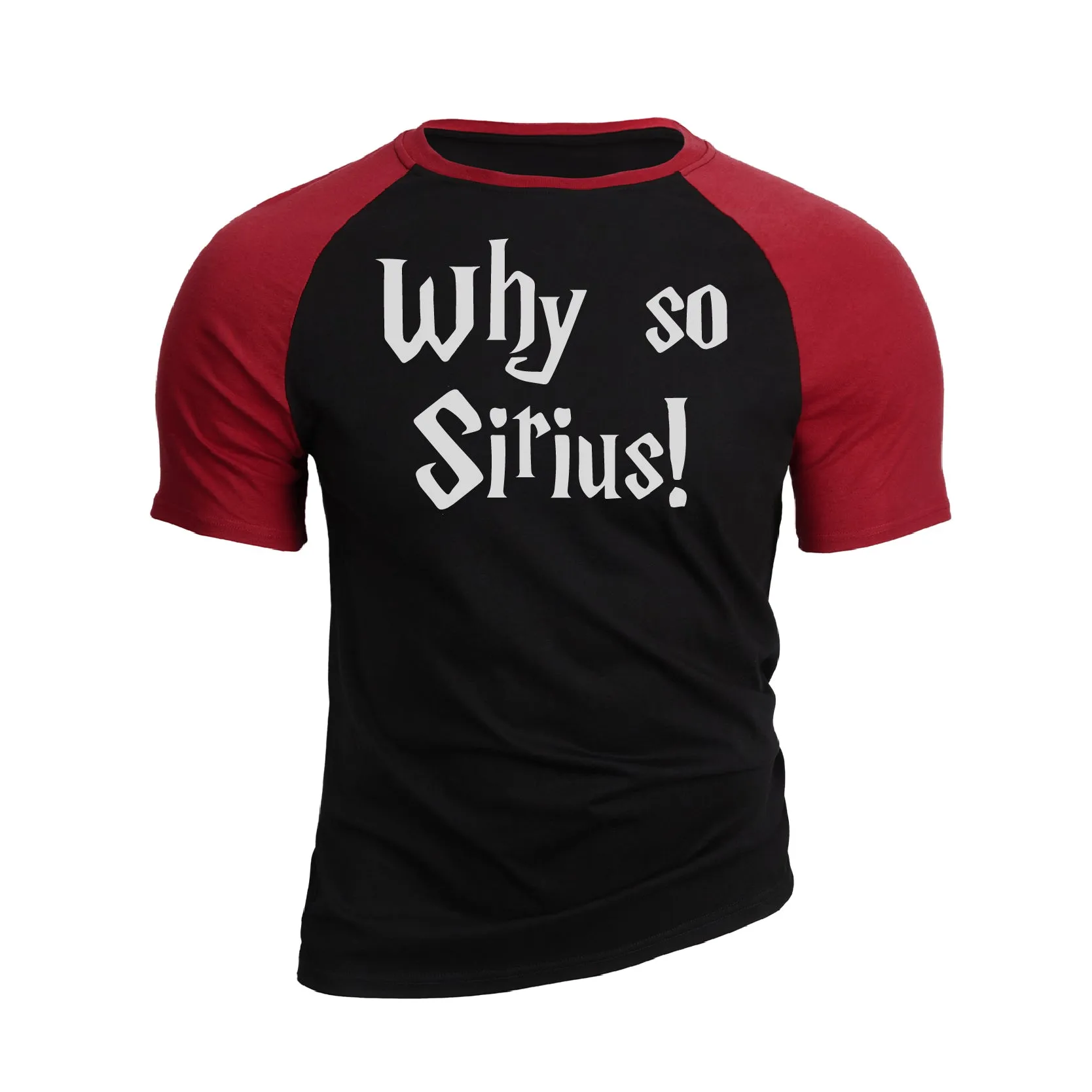 WHY SO SIRIUS RAGLAN GRAPHIC TEE