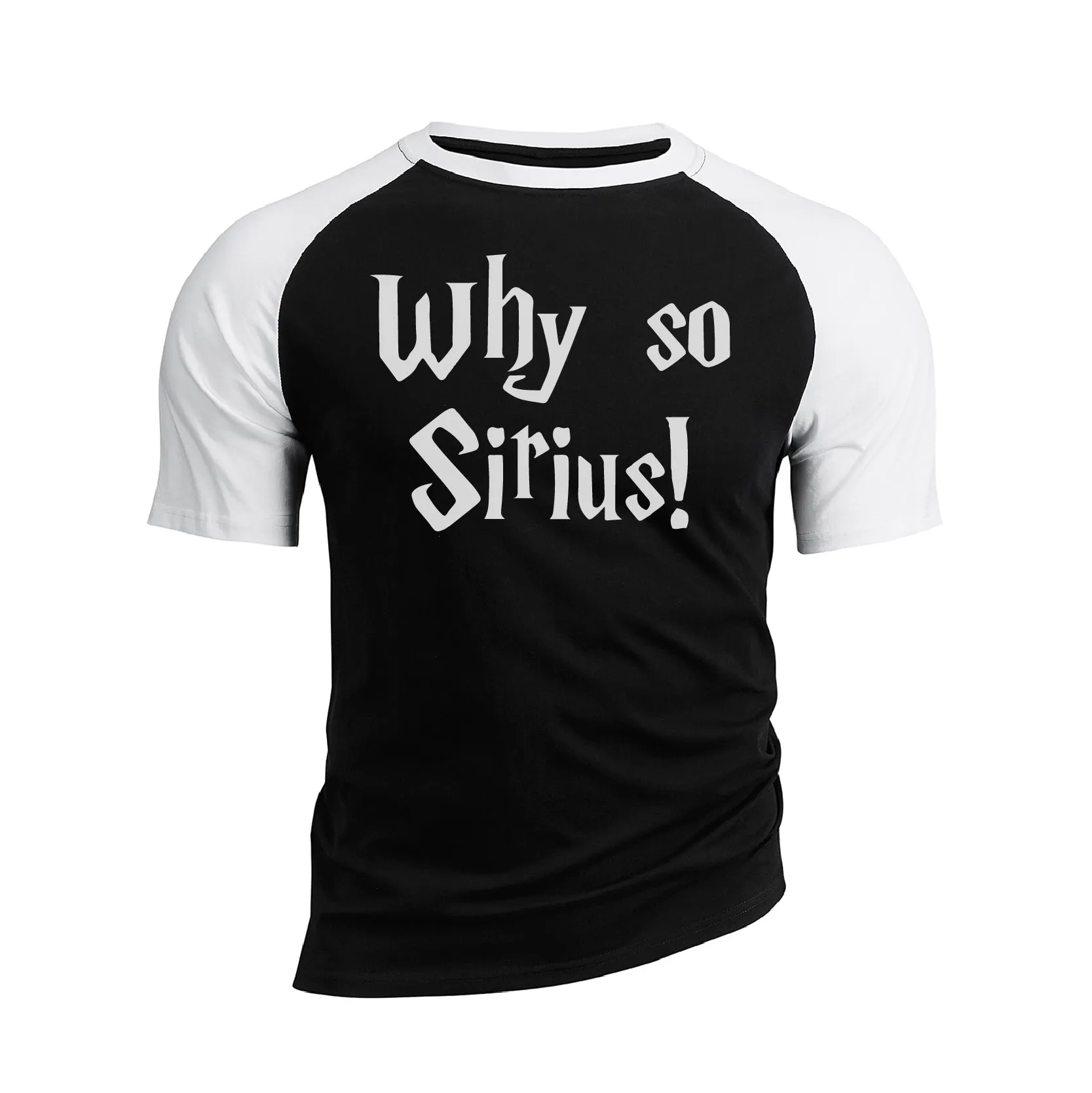 WHY SO SIRIUS RAGLAN GRAPHIC TEE