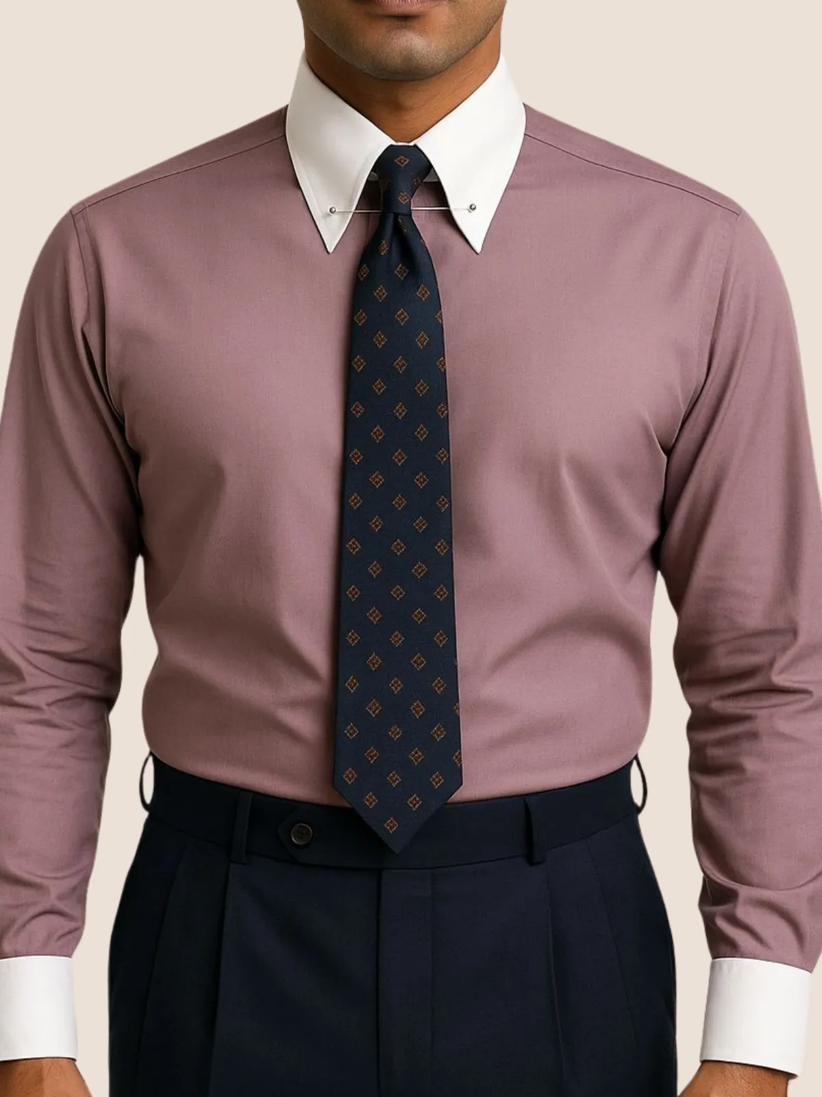 Winchester Mauve Formal Shirt
