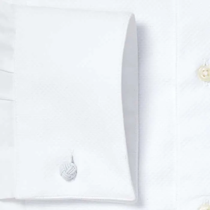 Wing Collar Pique Bib Tuxedo Shirt