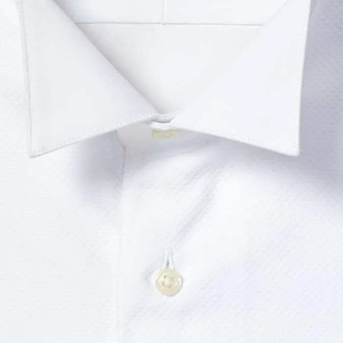 Wing Collar Pique Bib Tuxedo Shirt