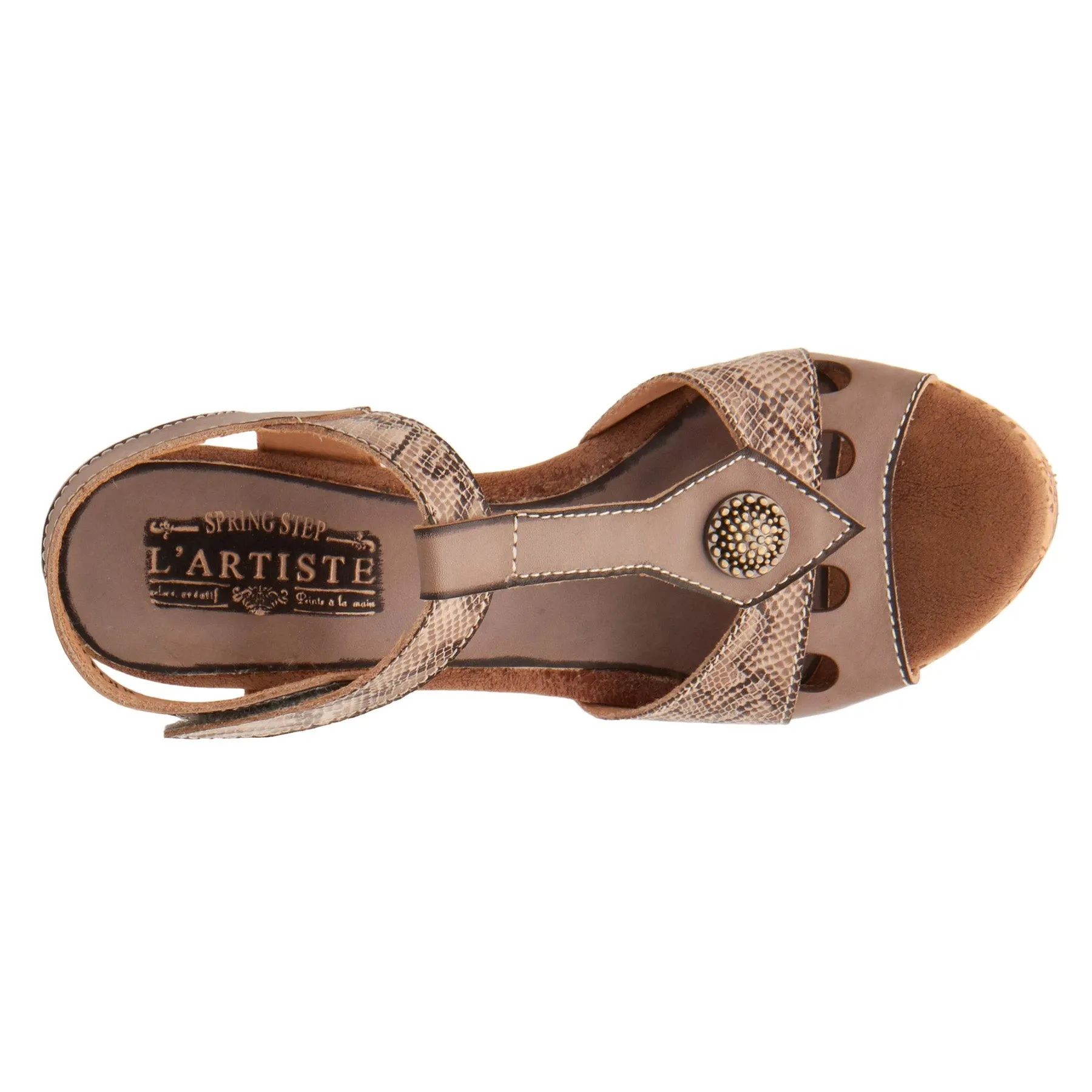 Women's L'Artiste | Nicolasa Comfort High Wedge Sandal | Beige