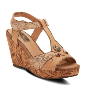 Women's L'Artiste | Nicolasa Comfort High Wedge Sandal | Beige
