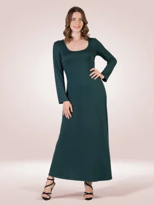 Womens Long Sleeve Maxi Dress