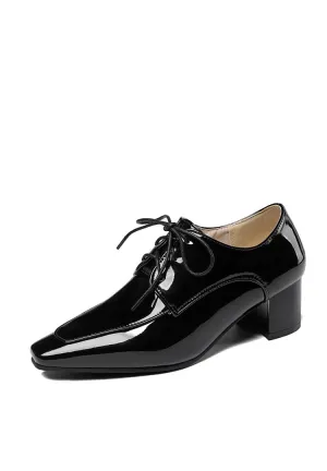 Women's Patent Leather High Heel Shoes
