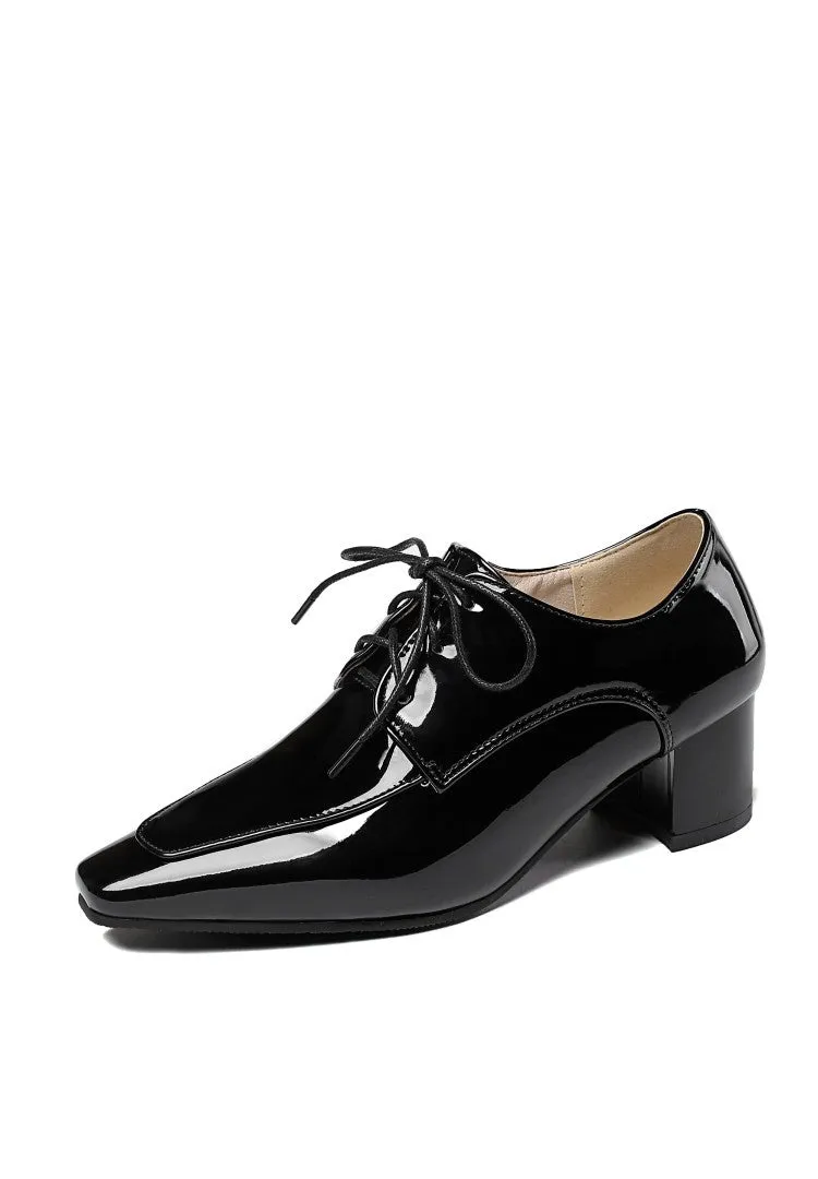 Women's Patent Leather High Heel Shoes