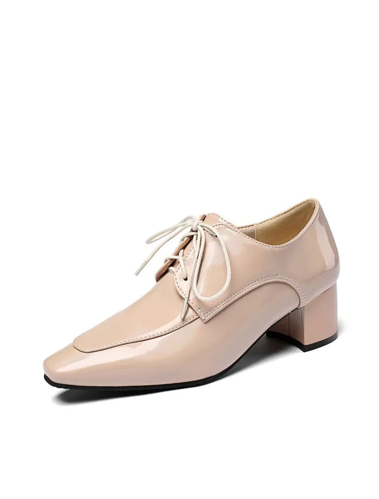 Women's Patent Leather High Heel Shoes