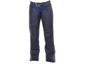 Women's Traditional Leather Chaps, Black