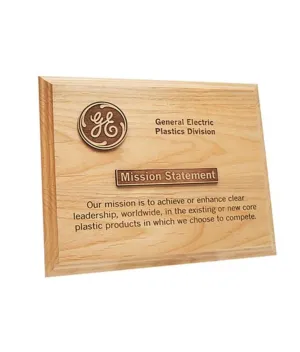 Wood Plaque overall 10.5” x 13”
