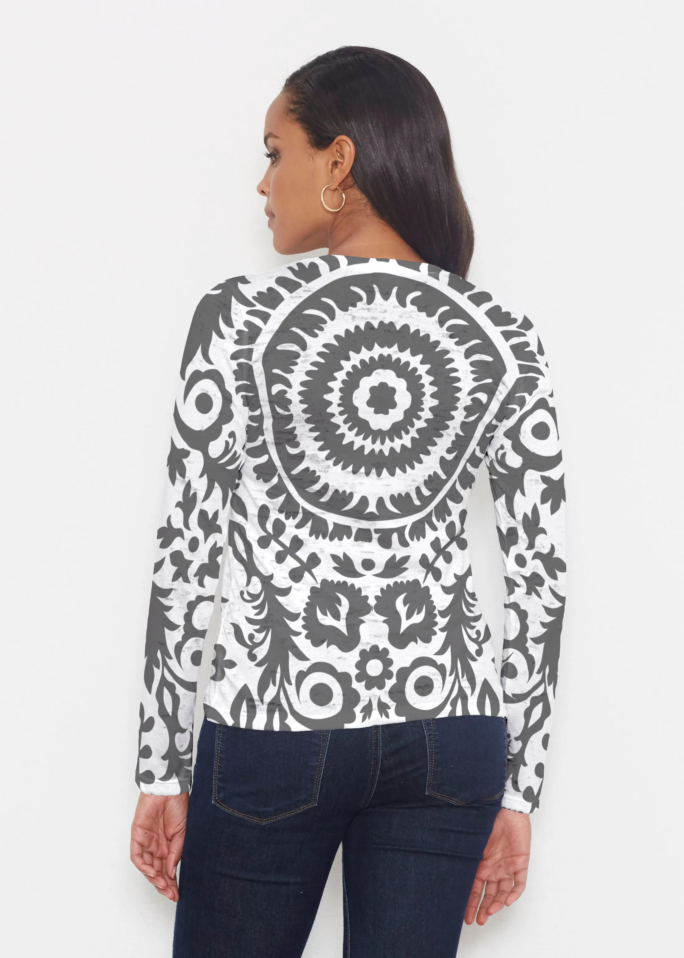World of Swirls (14265) ~ Signature Long Sleeve Crew Shirt