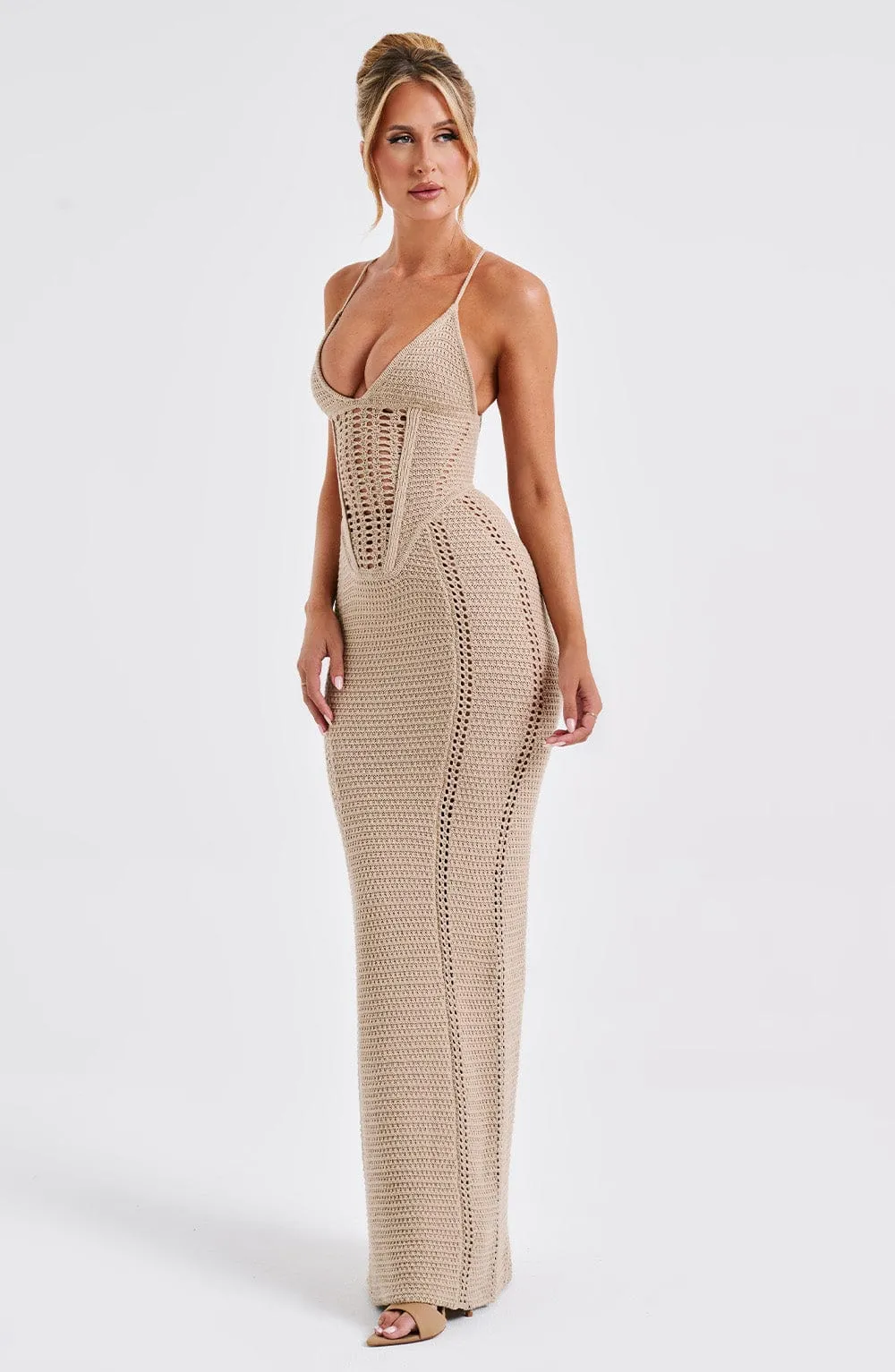 Xanthe Maxi Dress - Beige