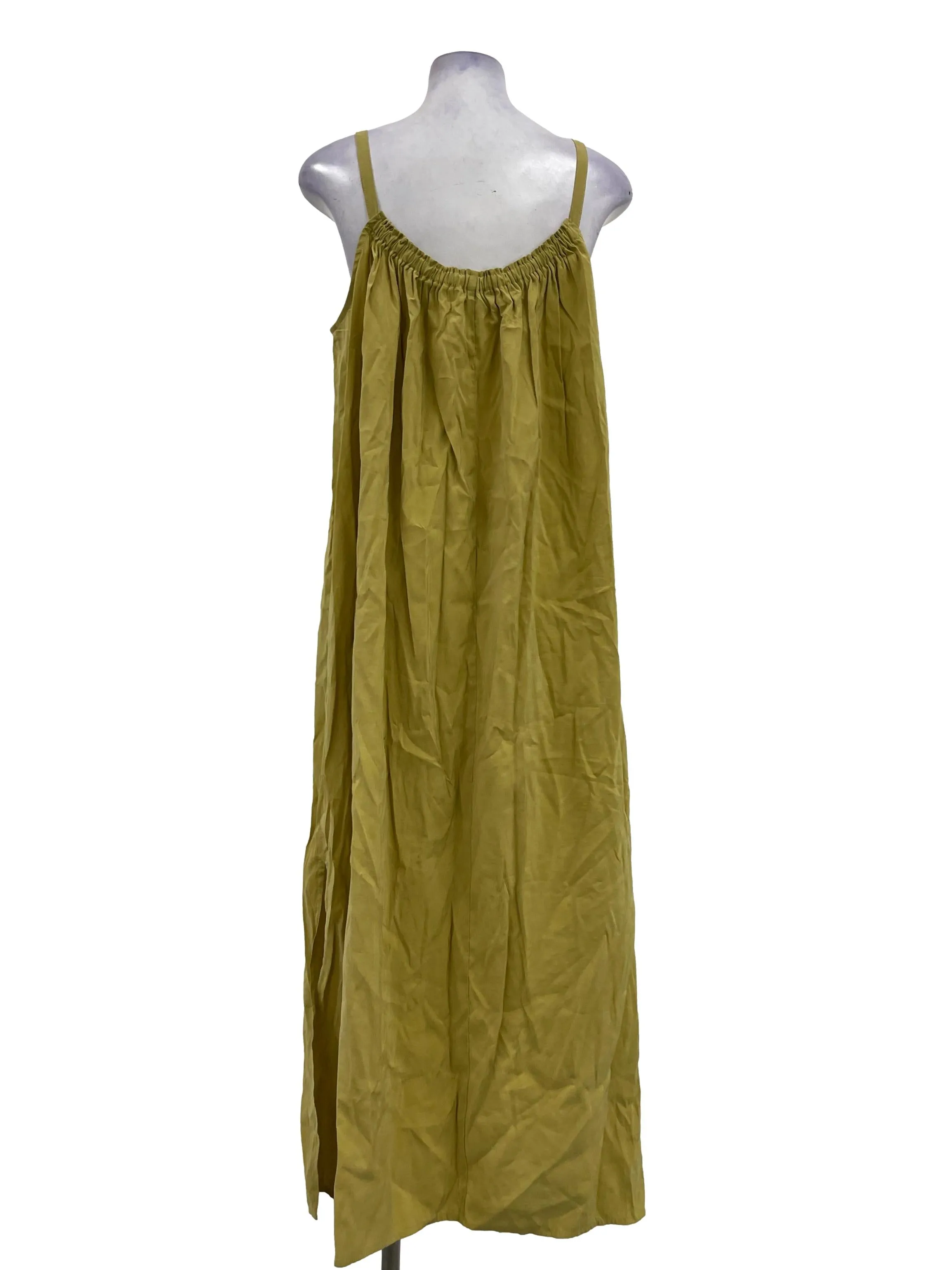 Yellow Green Scoop Cami Maxi Dress OSN