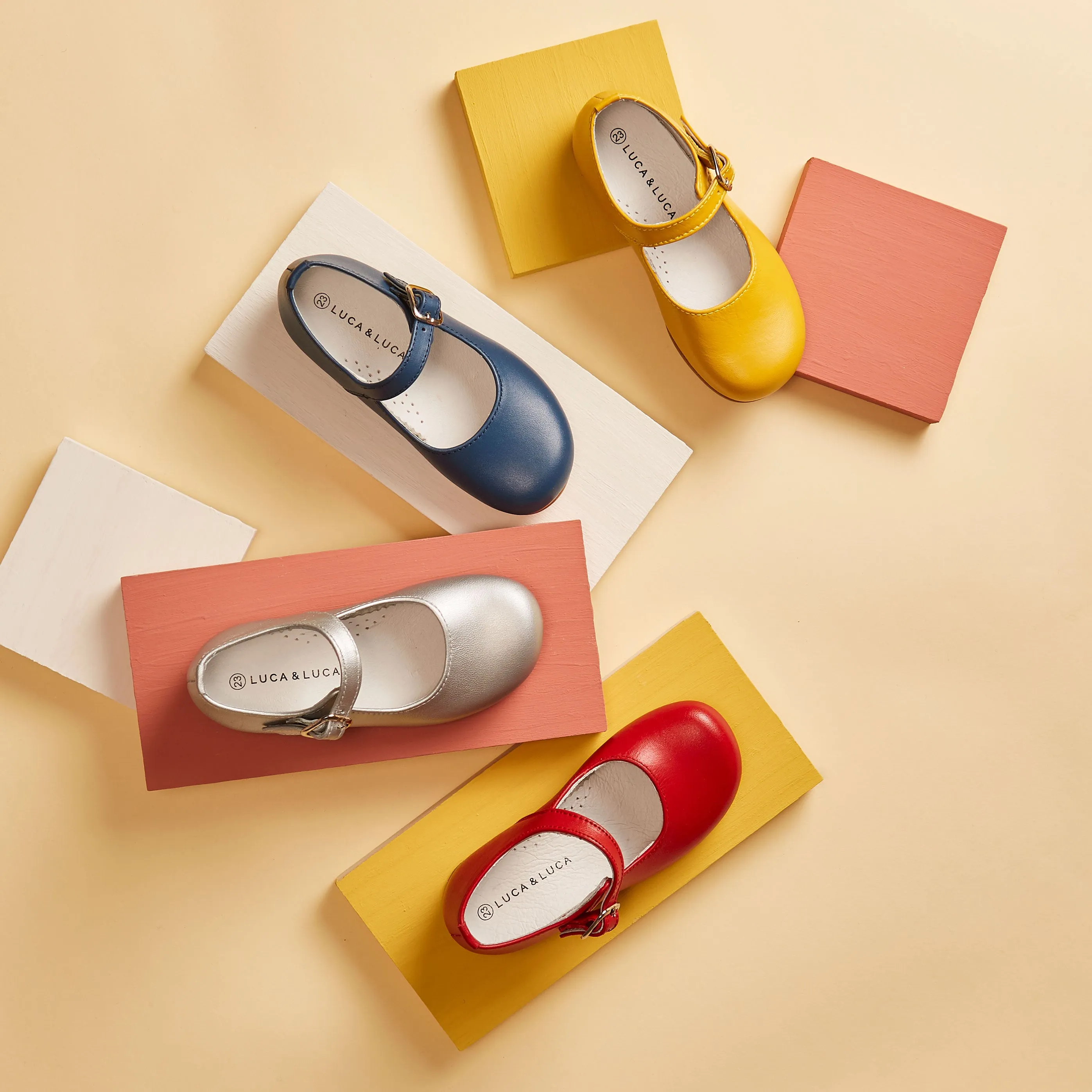 YELLOW MARY-JANE SHOES