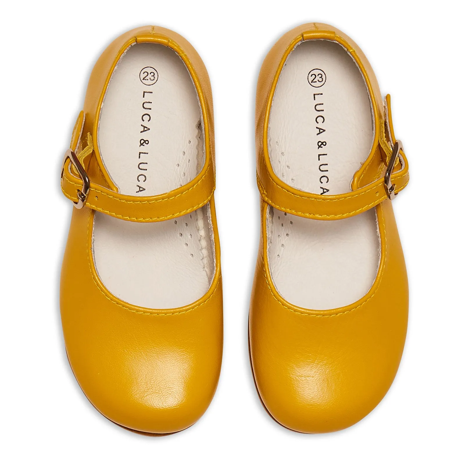 YELLOW MARY-JANE SHOES