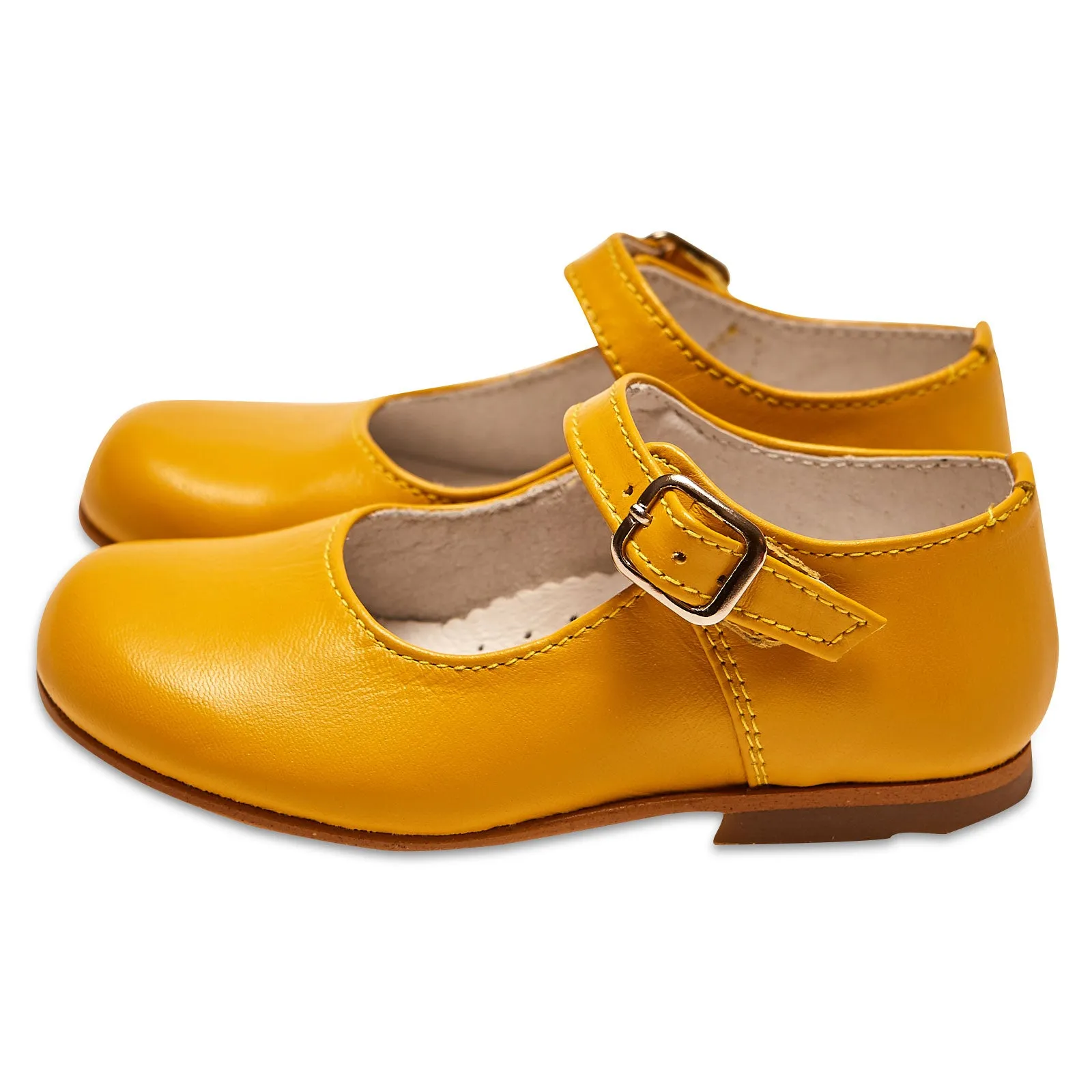 YELLOW MARY-JANE SHOES
